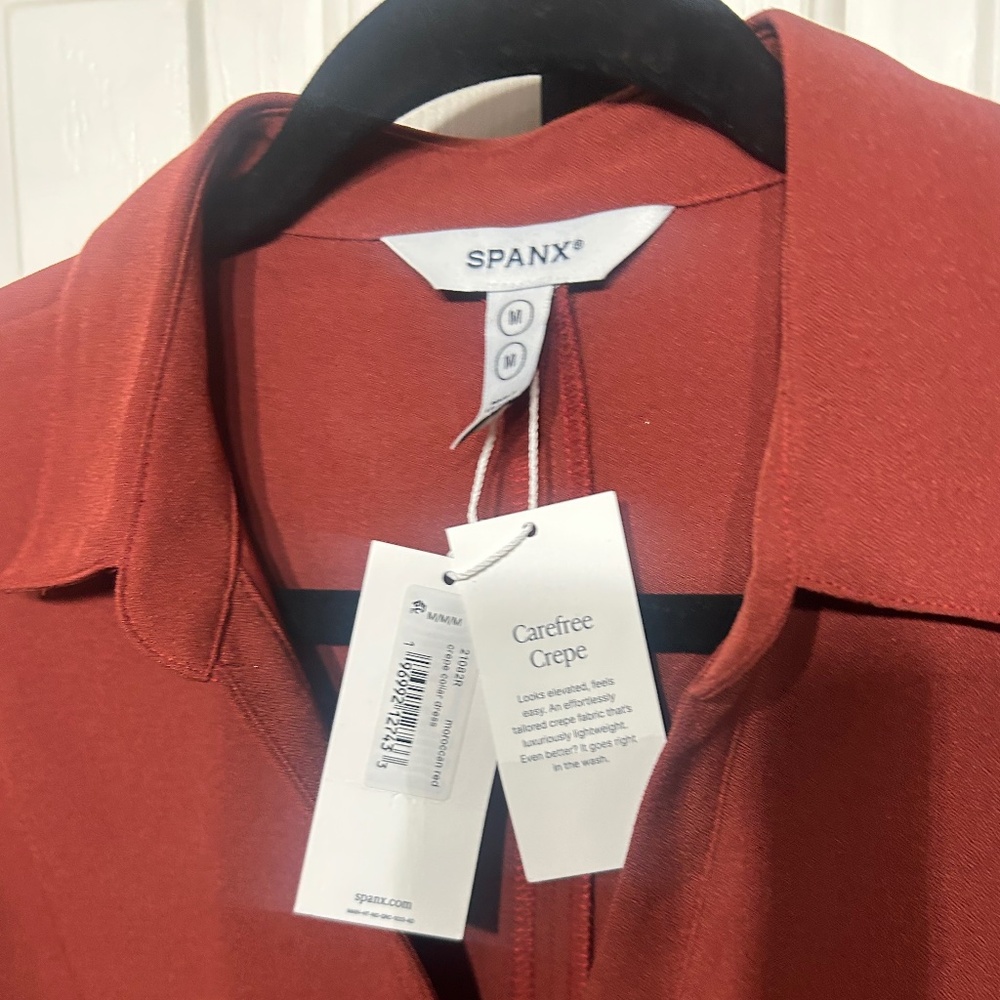 NWT Spanxs rust colored light weight dress
